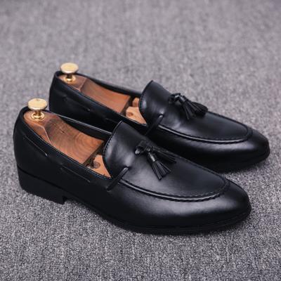 Fashion Mens Daily Formal Designer Casual Leather Loafers Business Black Wedding Breathable Shoes for Men Dress Luxury Oxford Footwear