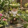 Outdoor Garden Rockery Pool Statue, Decorative Sculpture Ornament for Yard Patio
