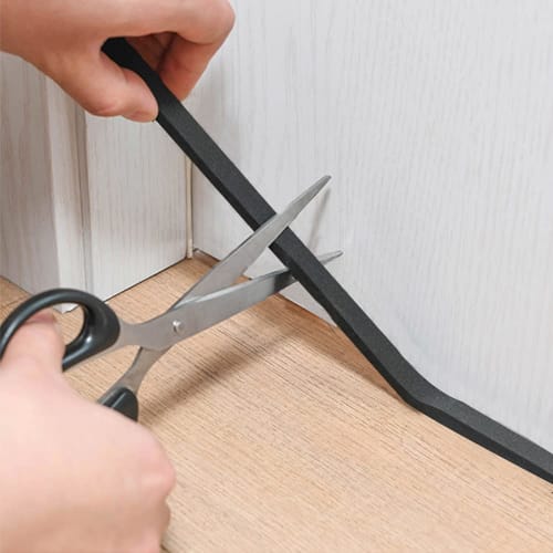 Gap Tape, Soundproof Door Stopper, Silent Tape, Airtight Waterproofing, Soundproofing, Insect Repellent, Collision Prevention, Sponge Gap Tape, 2-Pack