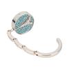 Rhinestone Table Clasp Desk Hooks Zinc Alloy Foldable Handbag Hanger Handbag Storage Table Hook Travel Outdoor Storage Hanger