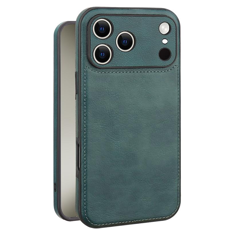 Pour iPhone 17 16 15 14 13 12 11 Pro Max Plus Coque Luxe Cuir Souple Arrière Protection Objectif Bord Couverture Complète