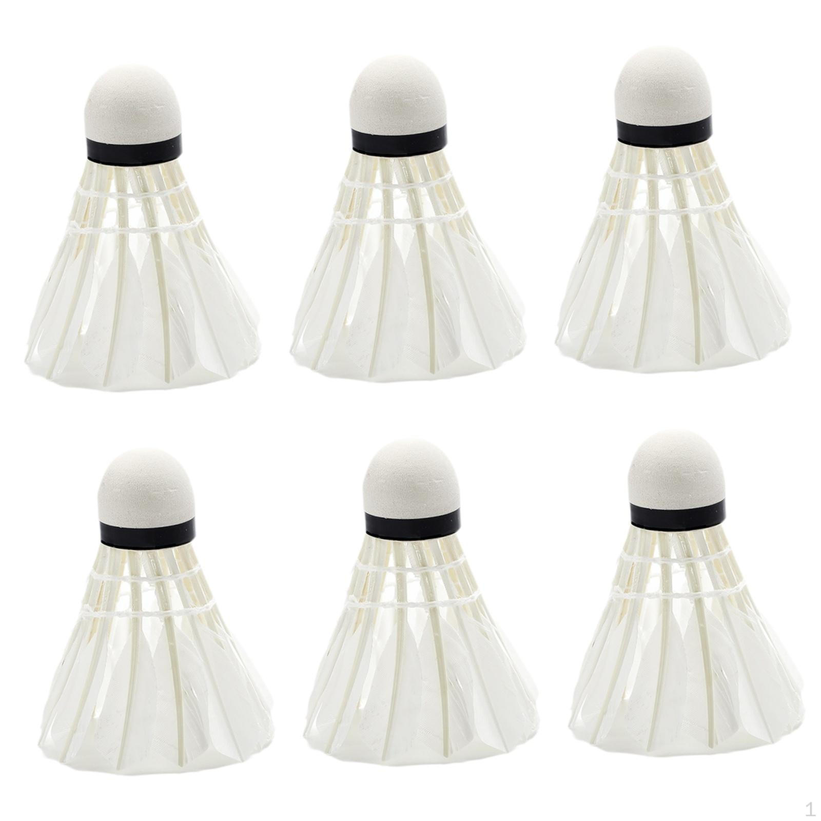 Badminton Birdie Training Equipment for Outdoor Exercise 6pcs