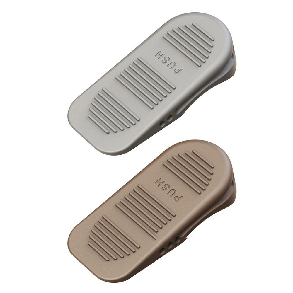 Durable Rubber Door Stopper Anti Collision Wall Protectors Floor Holder Punch Free Doorstop Home