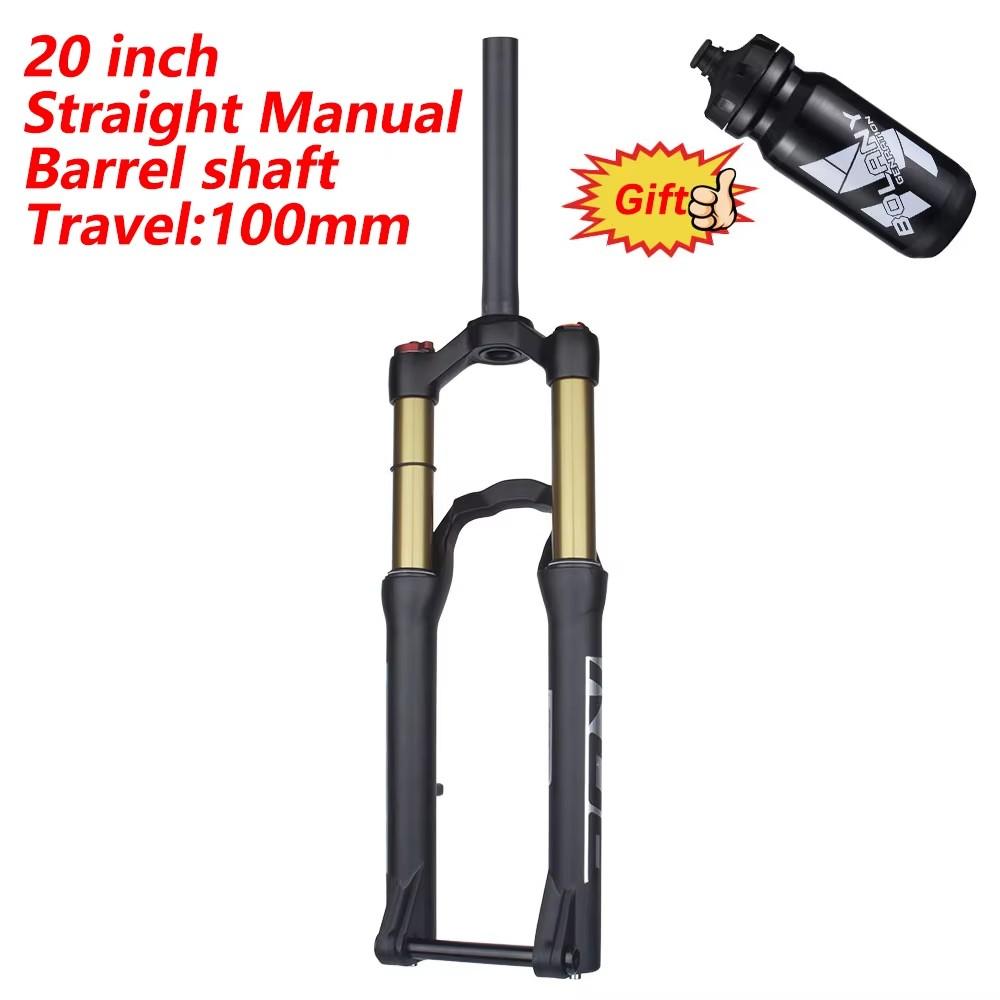 Bolany-Bicycle Front Fork with Barrel Shaft, Air Resilience Suspension, Rear Corolla Structure Design, MTB, 20 In, 24 In