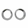 1Pair For Hyundai Tucson 2005-2014 Car Front Fog Light Lamp Detector Frame Stick Styling ABS Chrome Covers Trim Moulding Hxh