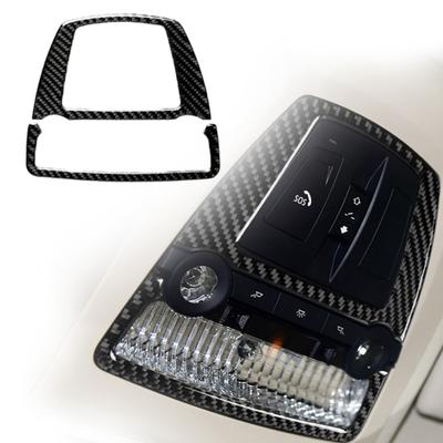 Carbon Fiber Reading Lamp Trim Cover Interior Sticker For Bmw 5 Series F10 5Gt