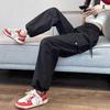 Fashion Women Joggers Pants Casual Chic Straight Cargo Pants Elastic High Waist Streetwear Slim Trousers Summer Thin