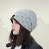 Fashionable Printed Crochet Hat Autumn Winter Warmth Comfort Women's Headscarf Postpartum Hat