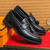 Fashion Men Retro Tassel Shoes Black Brown One Foot Comfortable Driving Shoes Business Office Formal Shoes Sizes 38-46 Men Shoes