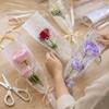 10pcs/set Waterproof Bouquet Wrapping Bags Transparent Rose Packaging Sleeve  Valentine's Day