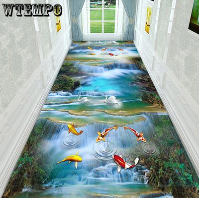 Tappeto per scale 3D, soggiorno, corridoio, decorativo, tappeto per corridoio, tappeto lungo, ingresso, camera da letto