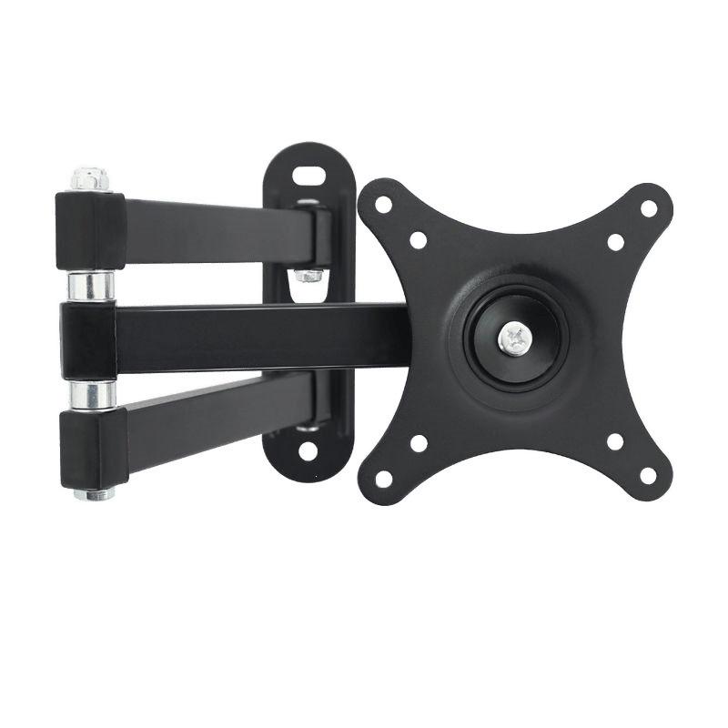 Adjustable Wall Mount Monitor Stand for 17-32 Inch Screens - Universal Swivel, Retractable, Vertical & Horizontal 