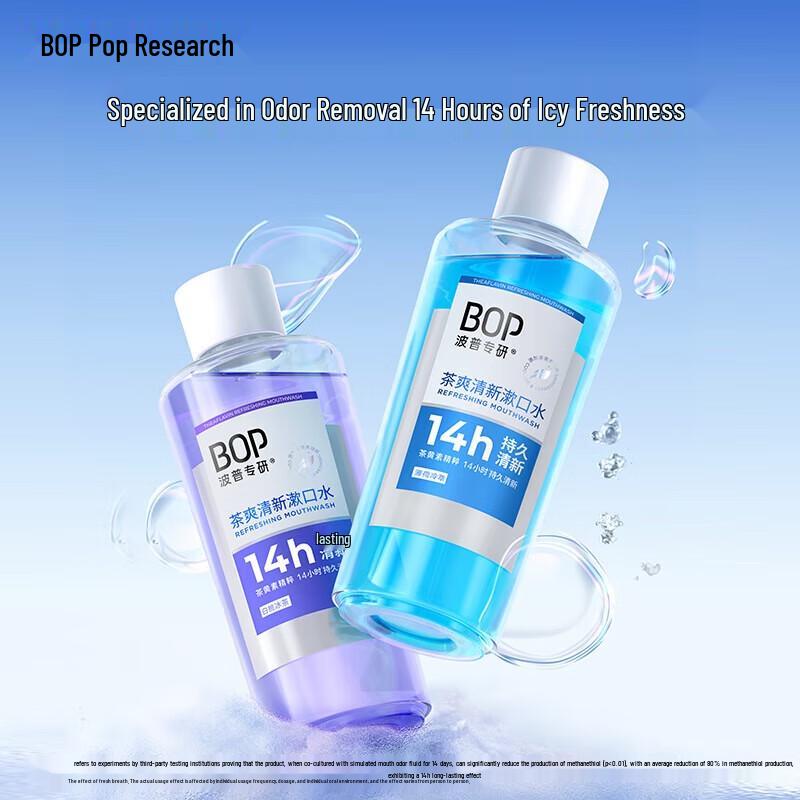 bop Tea Fresh Mint Cold Brew Mouthwash