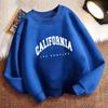 California LA Letter Sportswear Kids Crew Neck Hoodie - Casual Fashion Pullover for Boys