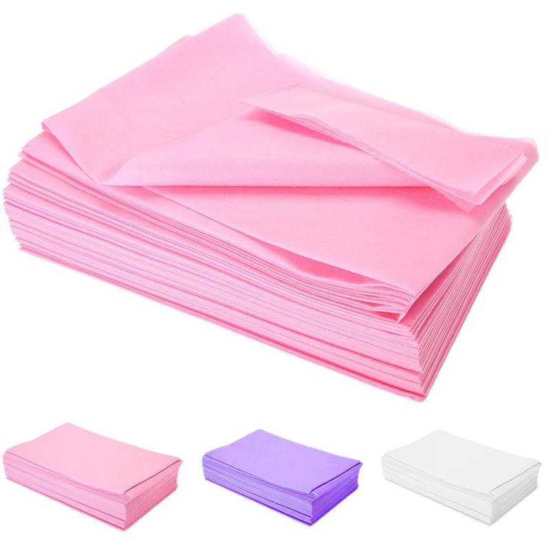 10Pcs/Bag Disposable Bed Sheets Fashion 80x180CM Skin-friendly Bed Cover Clean Tool Non-woven Fabric Soft Massage Bedspread