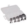 51Lure Bait Set Soft Bait Fishing Hook Box Wide Belly Curved Hook Fishing Gear Accessories Fishing Supplies