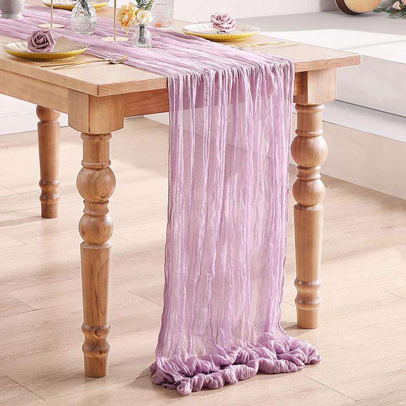 Свадебное украшение. Дорожка для обеденного стола. Легкая — фото 7