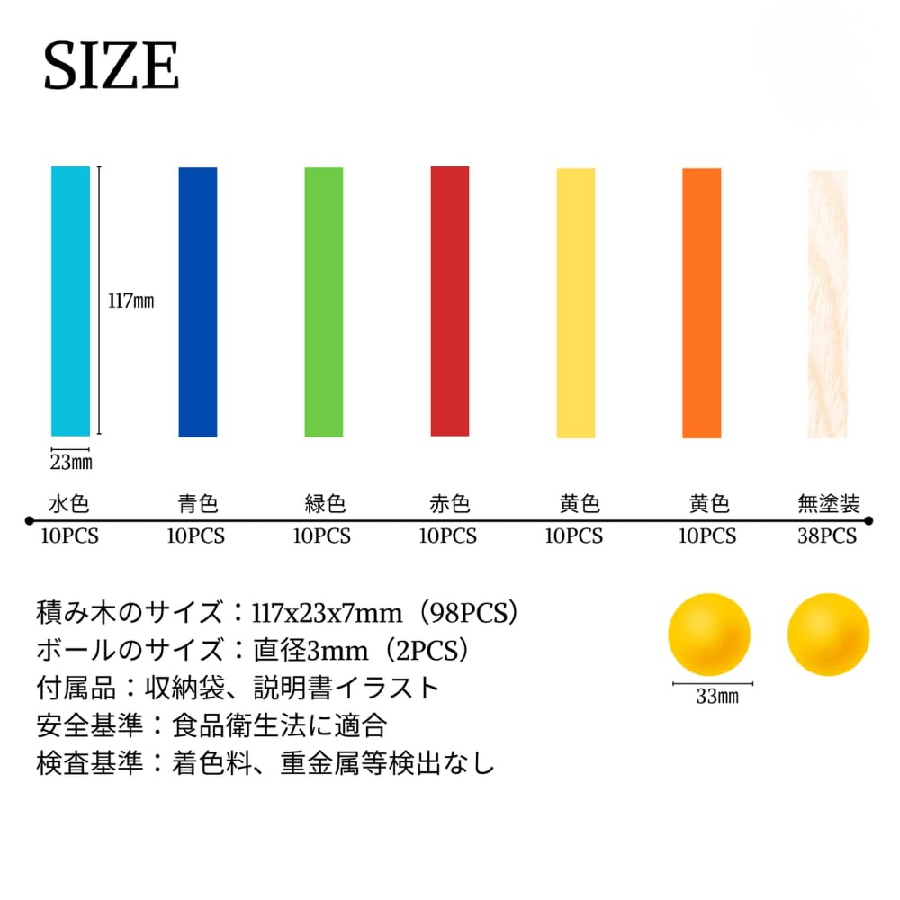 [100pcs] Wooden Building Blocks, STEM, for Boys Ages 4 and Up, Elementary School Students, Birthday Present, Assembly Fun for Adults Too [Complies