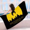 WU-T--TANG CLAN Band Bath Towel Microfiber Soft Water Absorbing Breathable For Girl Kids Decorative Cartoon Beach Towel