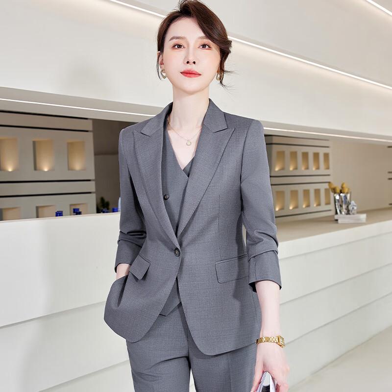 Women's Single-Button Business Suit Set