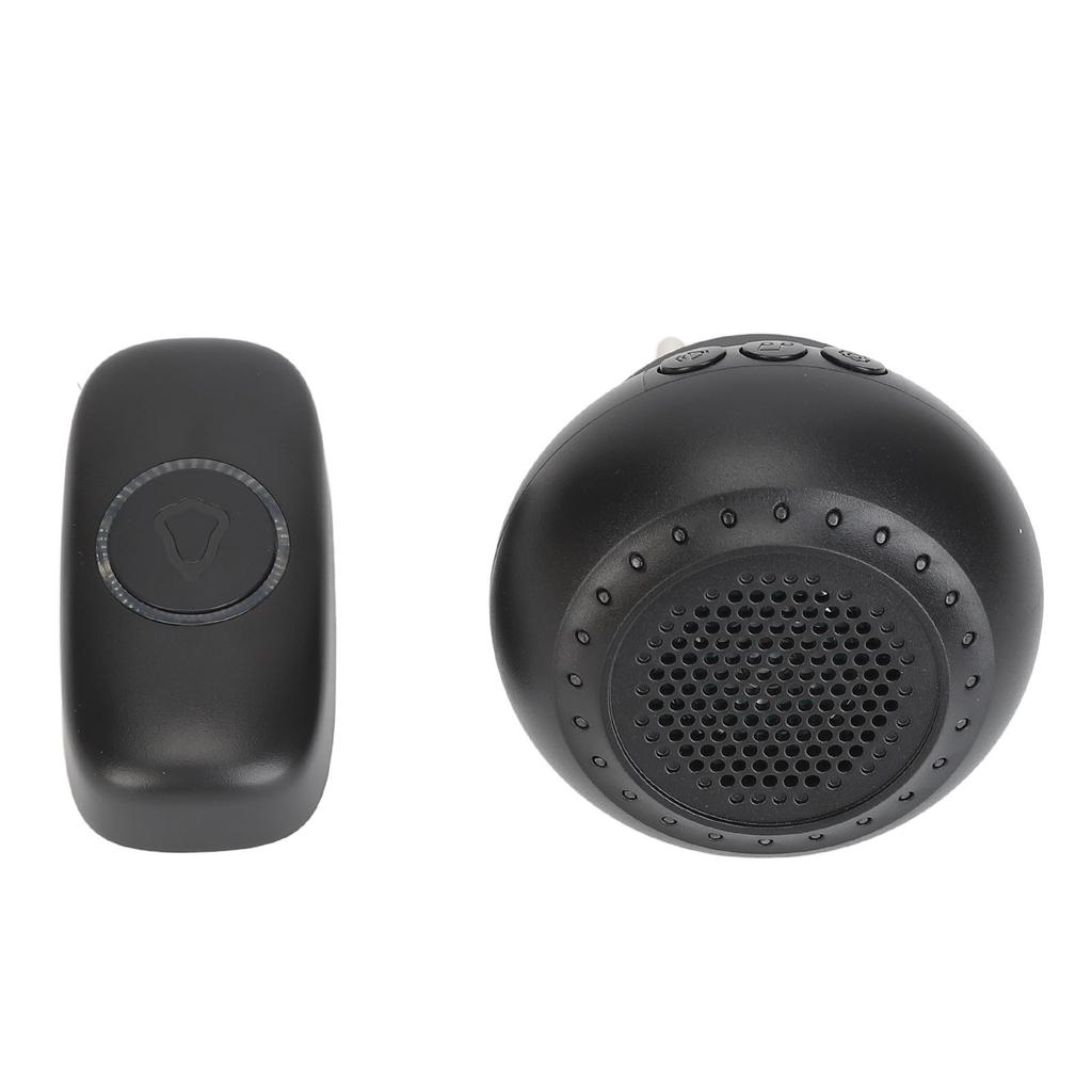 Wireless Doorbell Kit IP55 Waterproof Battery Operated 32 Melodies Cordless Caregiver Pager for