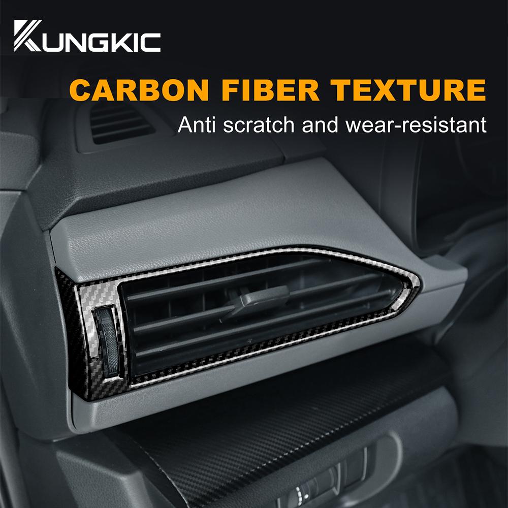 ABS Carbon Style Sticker For Subaru Crosstrek 2025 Impreza 2025 Side Air Vent Outlet Anti Scratch Interior LHD RHD Accsesories