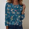 Long Sleeve Shirts For Women Cute Print Graphic Tees Blouses Casual Plus Size Basic Tops Pullover