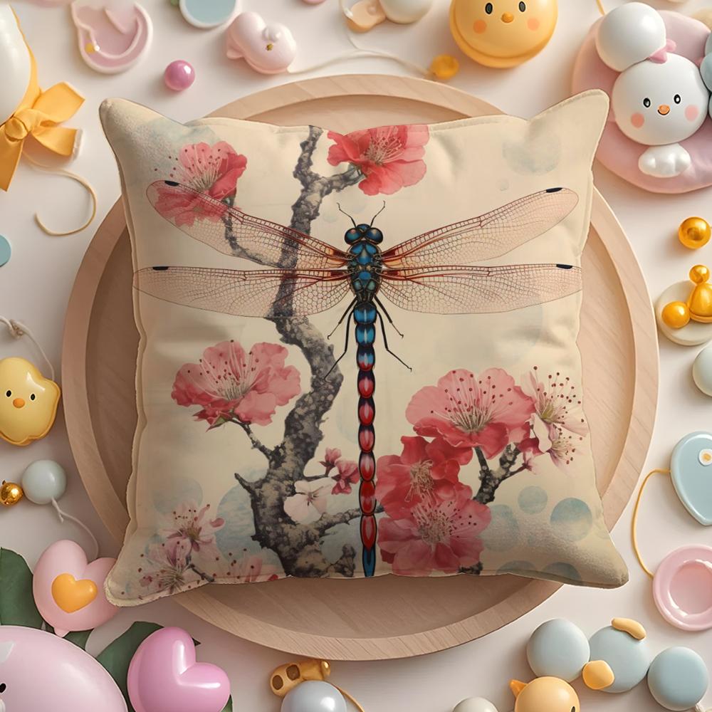 Винтажная наволочка с цветочным принтом, мягкая плюшевая ткань, двусторонняя наволочка для подушки, теплая зимняя наволочка для диванной подушки 30cmx30cm