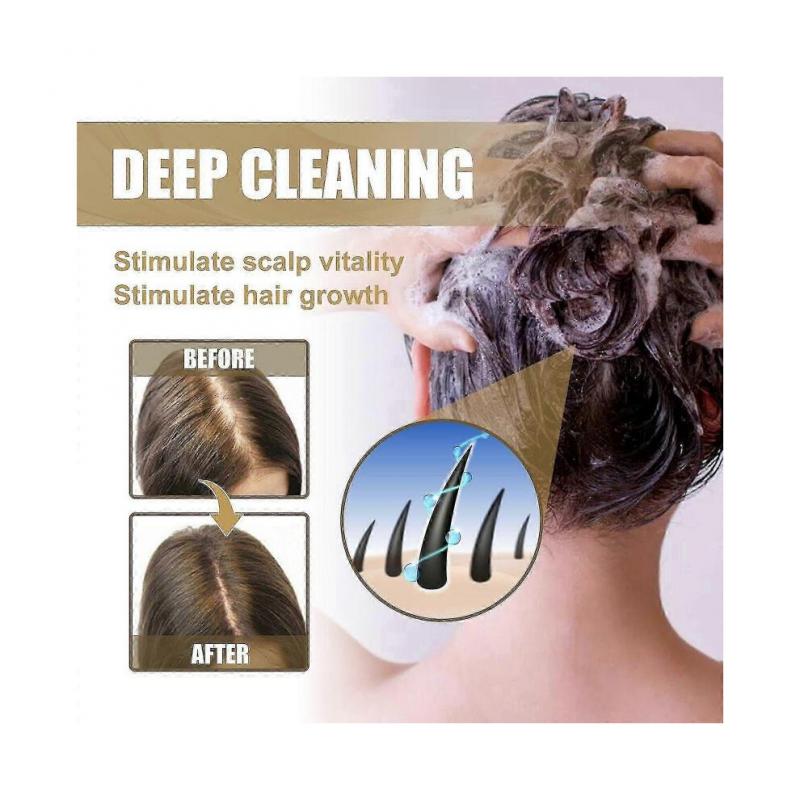 Oatmeal Rice Shampoo Soap Refreshing Anti-dandruff Soften Hair Nourishes Scalp Growth And Anti-hair Loss