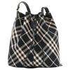 Burberry Check Drawstring Bucket Bag Large Shoulder Tote for Women Daily Use 80938711