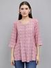 Women Regular Fit Pink Top
