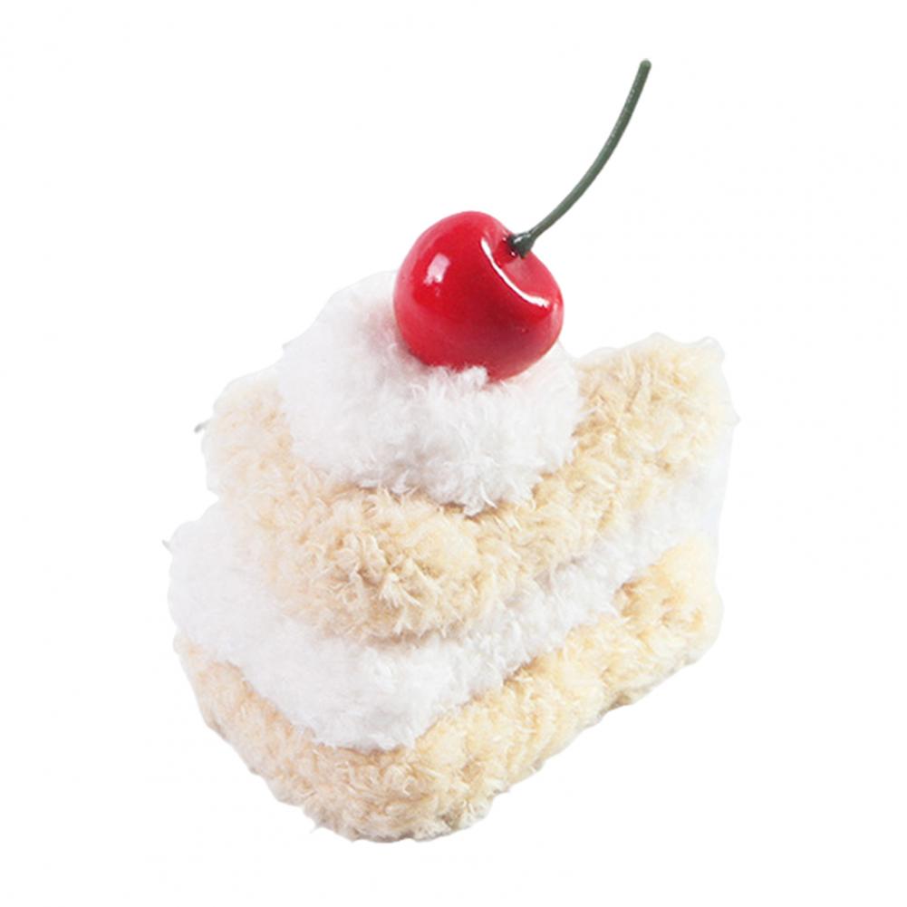 

Bite-resistant Cat Toy Plush Cat Toy Realistic Plush Food Cat Toy Set Burger Hotdog Cake Chew Toys for Indoor Cats Squeaky Bone