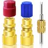 R12 To R134a Conversion Kit, R12 To R134a AC Retrofit Adapter Kit, High/Low Voltage R12 To R134a Conversion Kit
