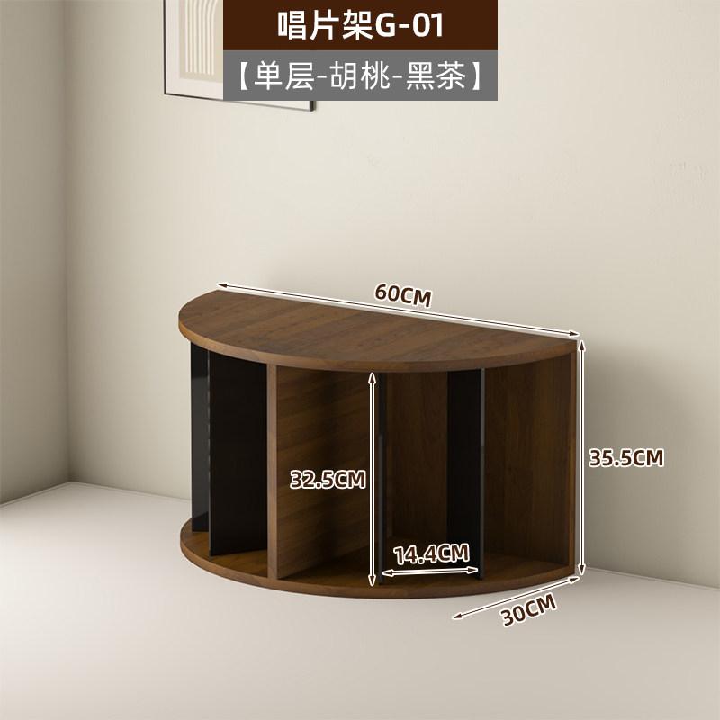 Vinyl Record Storage Rack, Album Cover Display Stand, Desktop Turntable Stand for Home Office, Perfect Gift for Vinyl Lovers