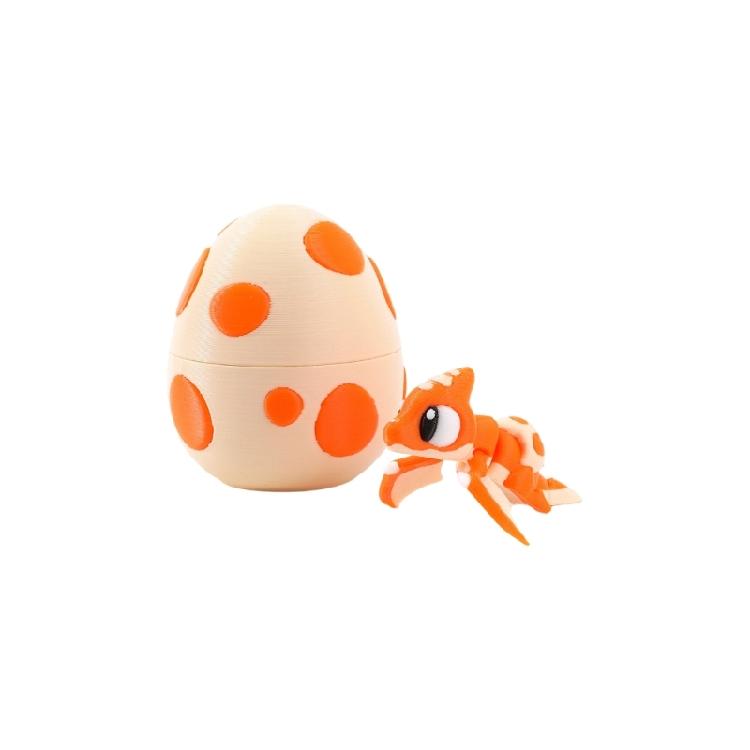 3D Printed Dinosaur Eggs,Articulated Dinosaur With Dinosaur Eggs Fidgety Toy for Kids Adult Ornament Home Office Decors