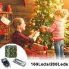 Durable 10/20/30/40/50M LED String Lights Remote Control Green Copper Wire New Year Lamp Christmas Tree Decoration Lights