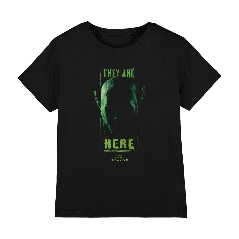 Secret Invasion They Are Here Kids T-shirt Black 160