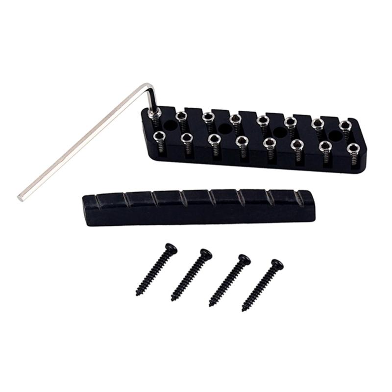 6/7/8 String Tremolo Lock System Locking Nut Accessories Lightweight Headless Guitar Bridge Portable Music Elements