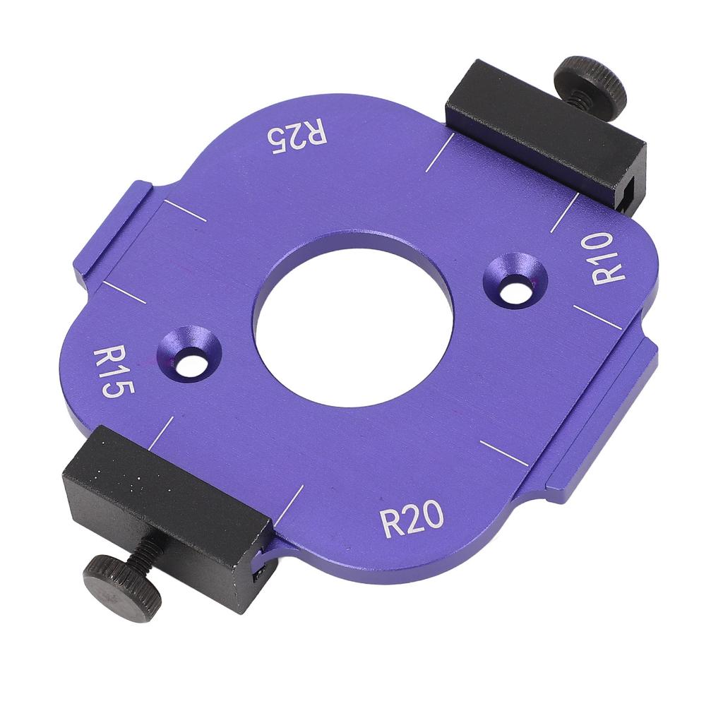 Round Corner Radius Template R10 R15 R20 R25 Anodized Aluminum Alloy Router Corner Jig for