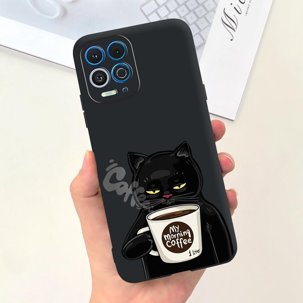 For Cover Motorola Edge S 5G / Motorola Moto G100 Gothic Style Black Cat Cool Pattern Funda Etui For MotoG100 EDGES Soft TPU Bag