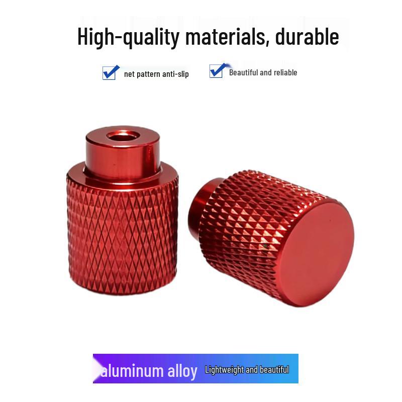Aluminum Alloy Extended Handle Knurled Adjustment Nut Cap M4/M5