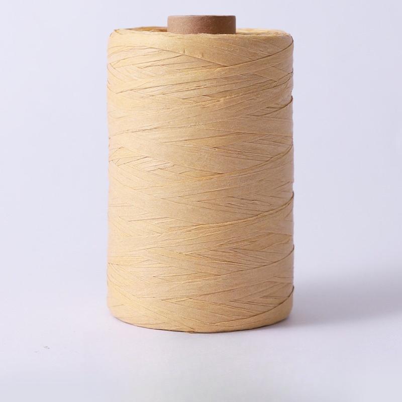 

280-300 м Натуральная бумажная рафия пряжа для ручного вязания крючком соломенные сандалии летние шляпы DIY вязаные сумки хлопковая травяная нить