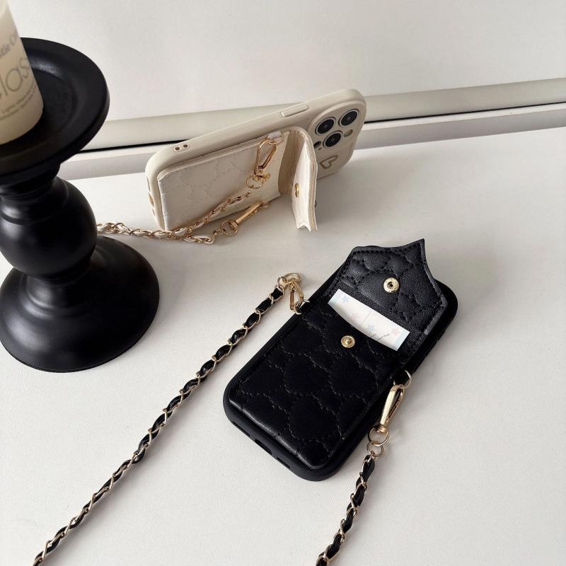 Crossbody Love Card Holder & Coin Purse Case for iPhone 15, 16 & 17 Pro Max
