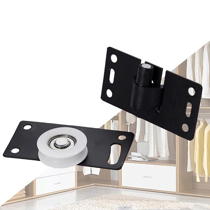 Door Rollers Stainless Steel Sliding Door Wheel Cabinet Nylon Pulley Hanging Wheel For Wardrobe Furniture Hardware