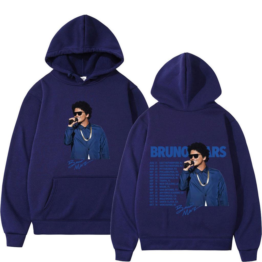 Bruno Mars The Romantic Tour 2026 Print Hoodie Man Woman Fashion Sweatshirts Long Sleeves Loose Casual Hip-hop Punk Pullover