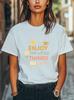 Enjoy the Little Things Mindful Life Graphic T-Shirt Positive Quote Tee Unisex