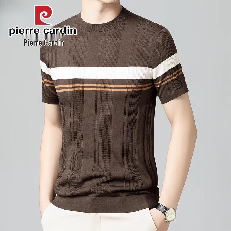 Pierre Cardin Men s Lightweight Striped Knit T-Shirt XL