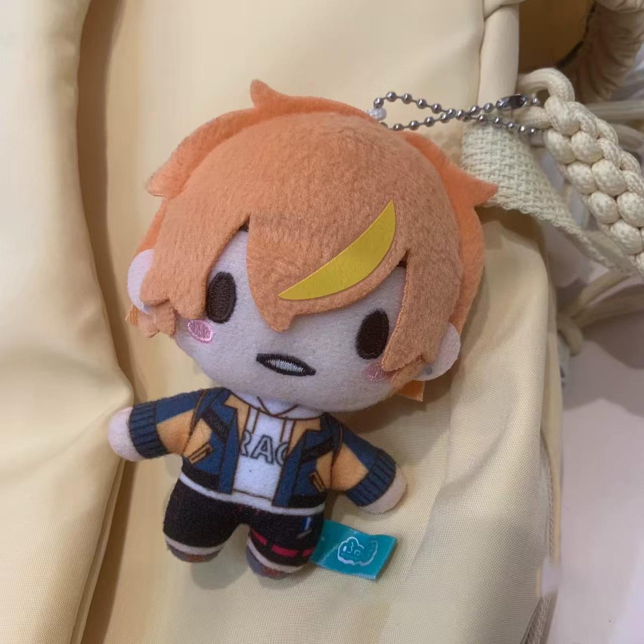 Ensemble Stars Anime 10cm Pluche Poppen Set Knuffel Zachte Pluche Sleutelhanger Hanger Schattig Verzamelobject Cadeau Voor Anime Fans Kawaii 10cm