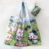 Eco-friendly Cartoon Fashion Foldable Shopping Bag - Large Capacity, Easy To Carry