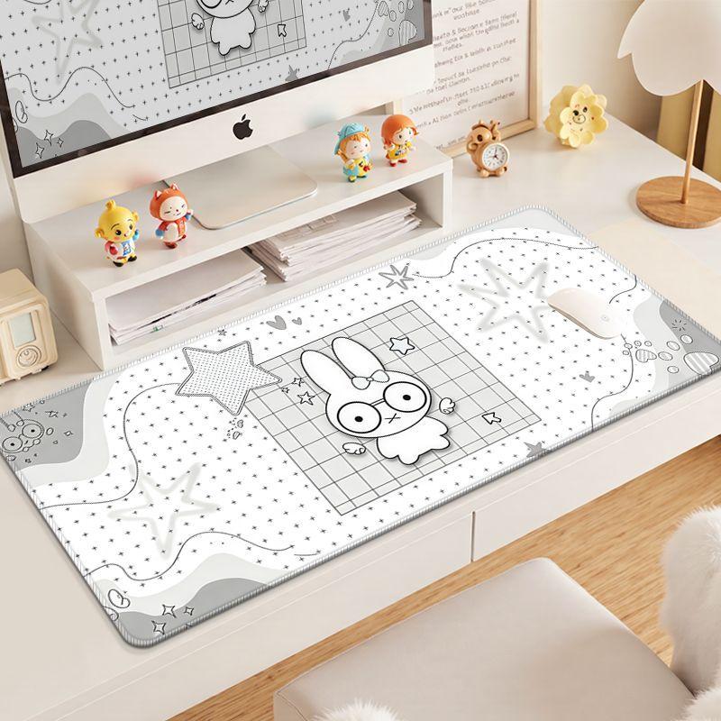 New Arrival Miffy Mouse Pad Cute Cartoon Rabbit Desk Mat Aesthetic Kawaii Computer Accessories for Dorm Bedroom Office Decor